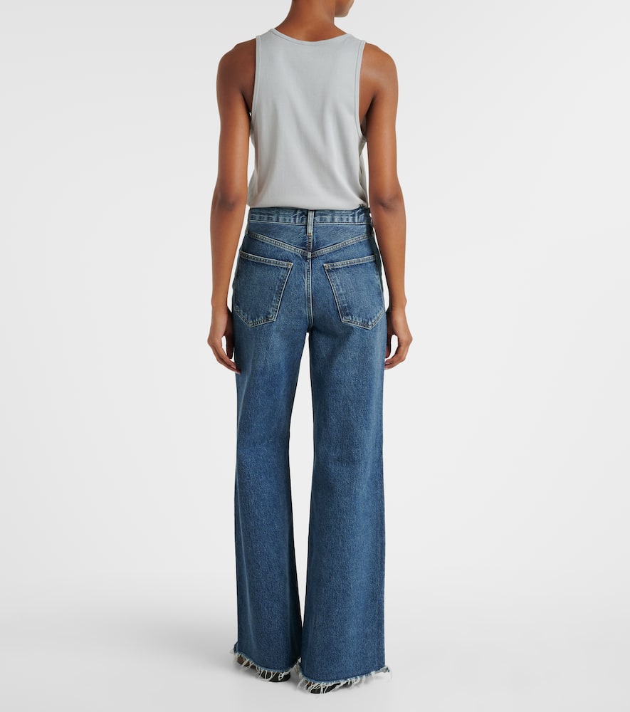 Dame high-rise wide-leg jeans