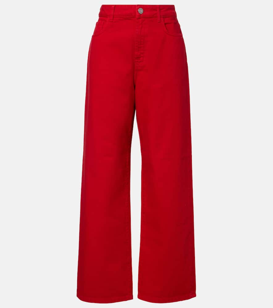 Róhe Mid-rise wide-leg jeans