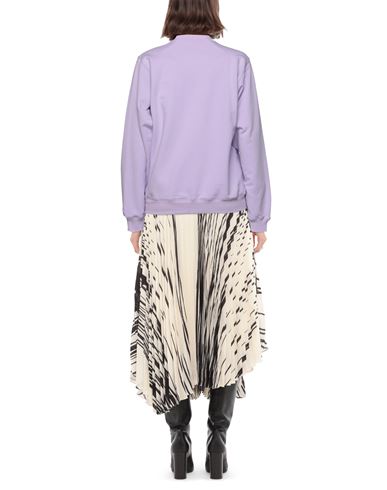 Woman Sweatshirt Lilac Size L Cotton, Elastane