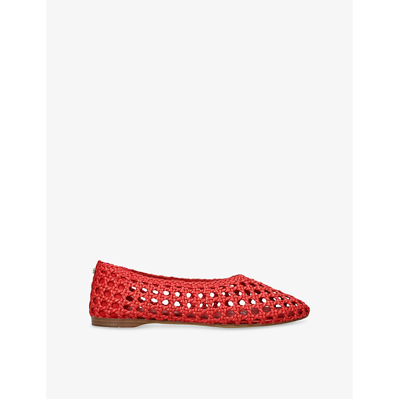 Womens Shira Leather Ballet Flats