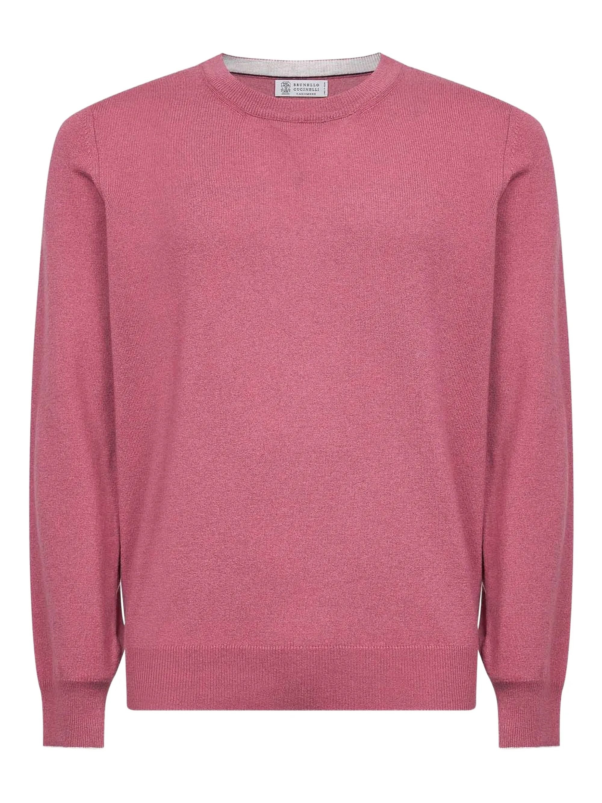 Ribbed-knit Crew-neck Sweater