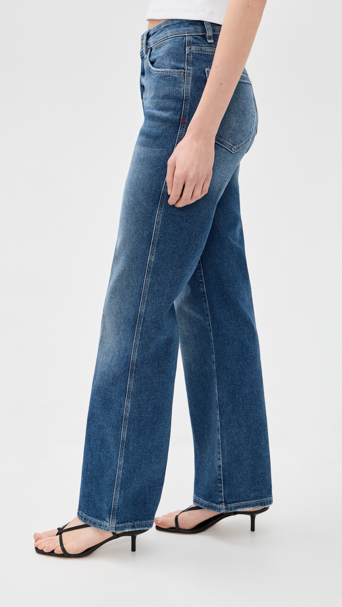 90's Straight Jeans Authentic Blues