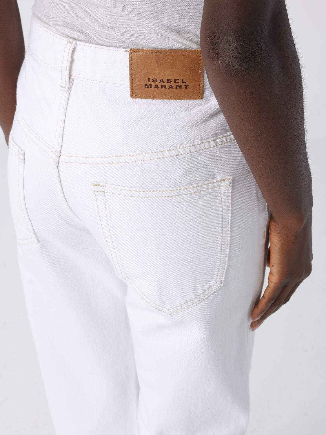 Jeans Woman color White