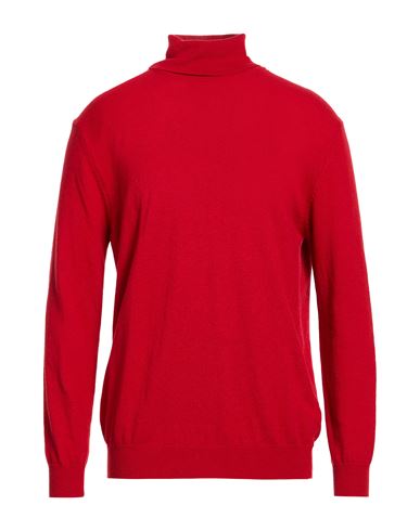 Man Turtleneck Red Size XL Wool, Viscose, Polyamide, Cashmere