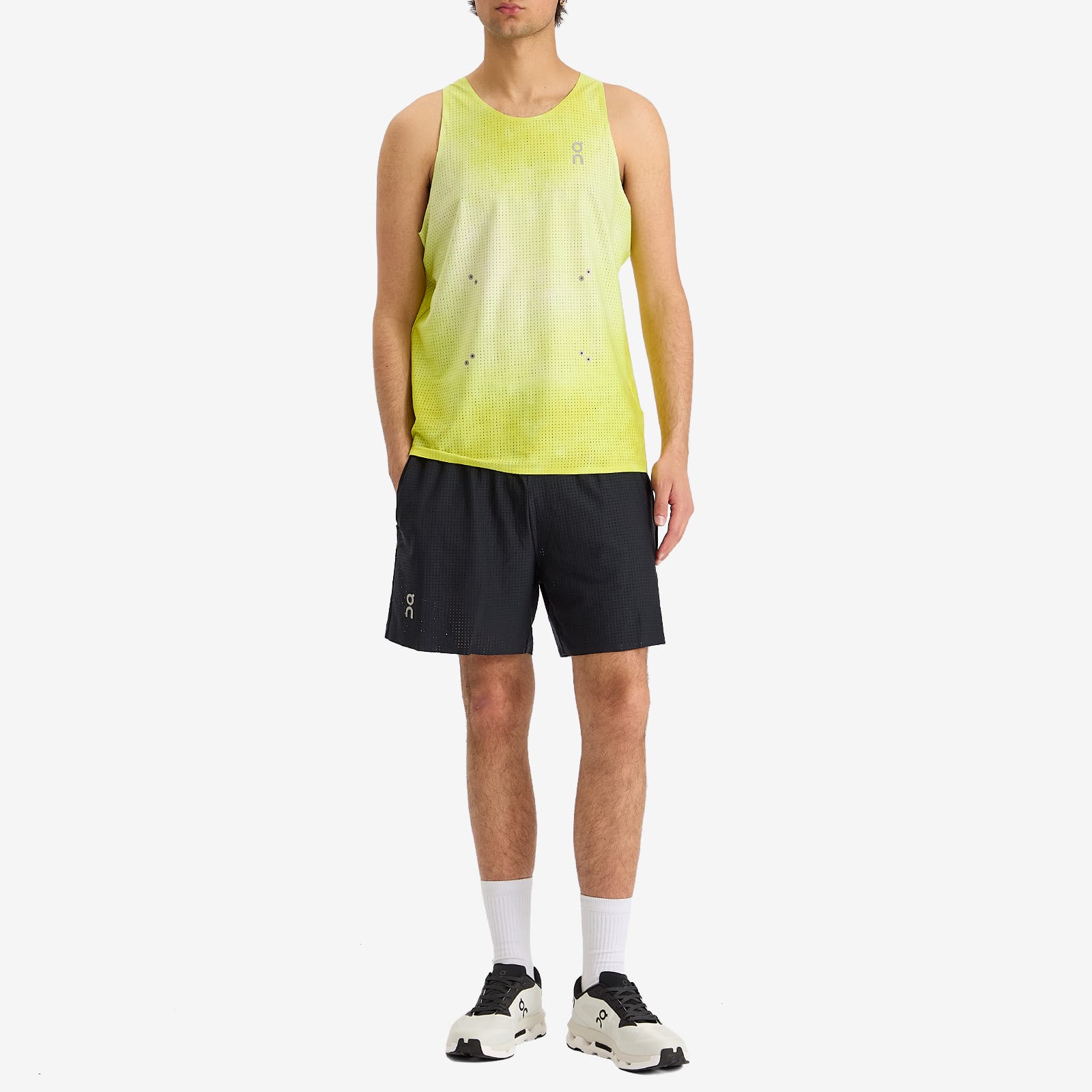 ON Men's Pace Tank in Lime