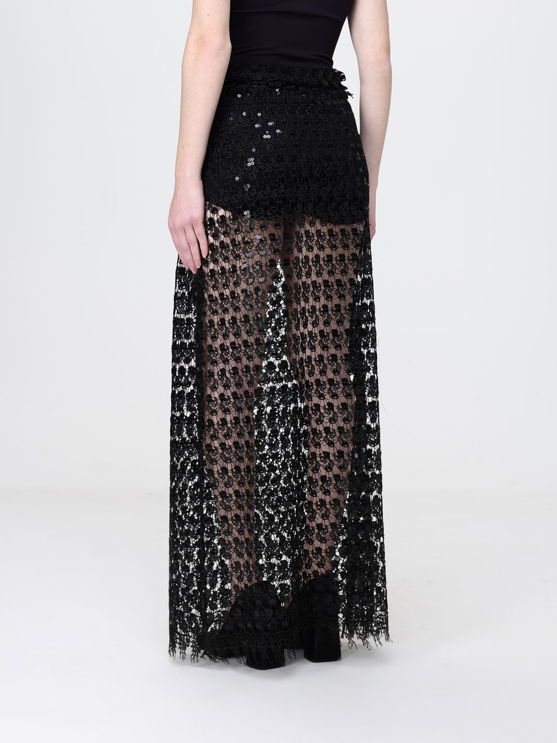Skirt Woman color Black