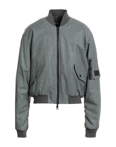 Man Jacket Military green Size 38 Linen, Polyamide