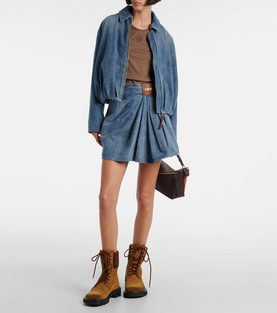 Loewe Draped denim jacket