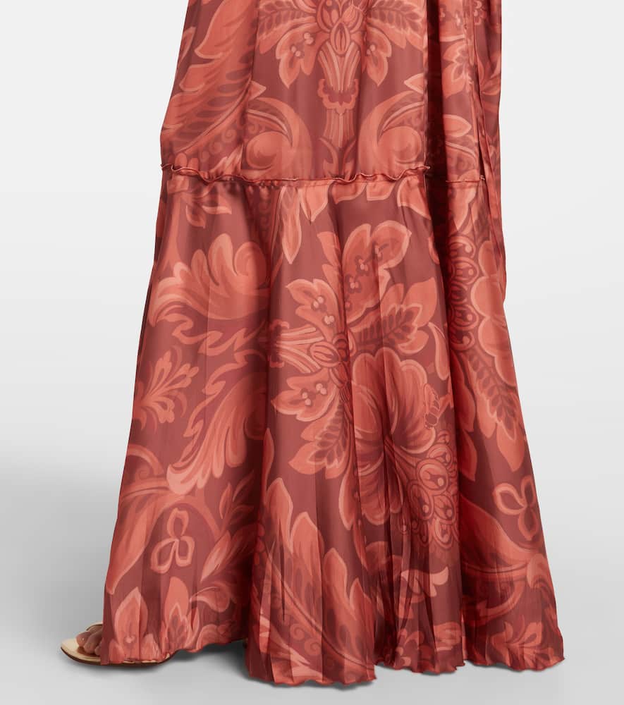 Printed maxi dress