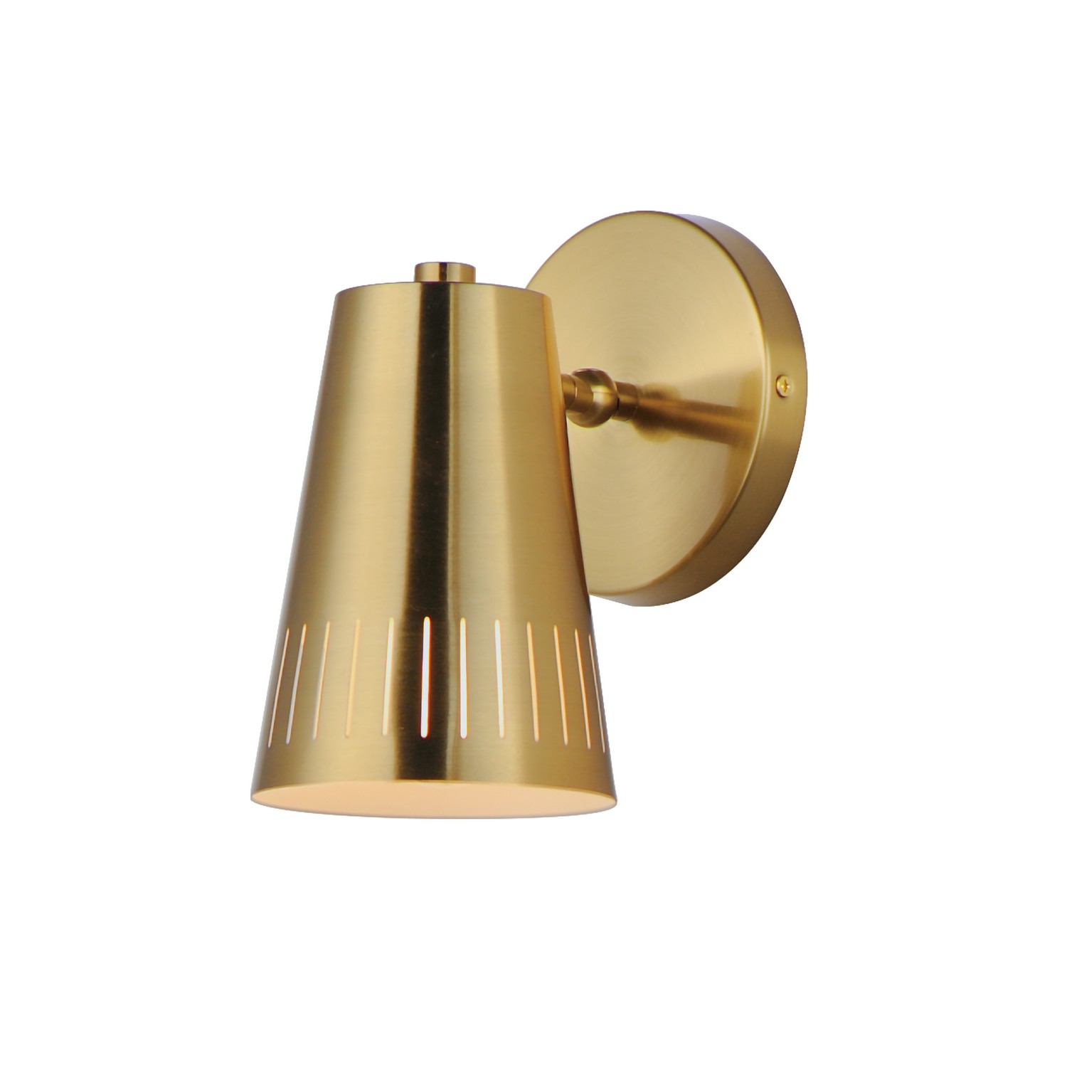 Natural Aged Brass One Light Wall Sconce from the Helsinki Collection