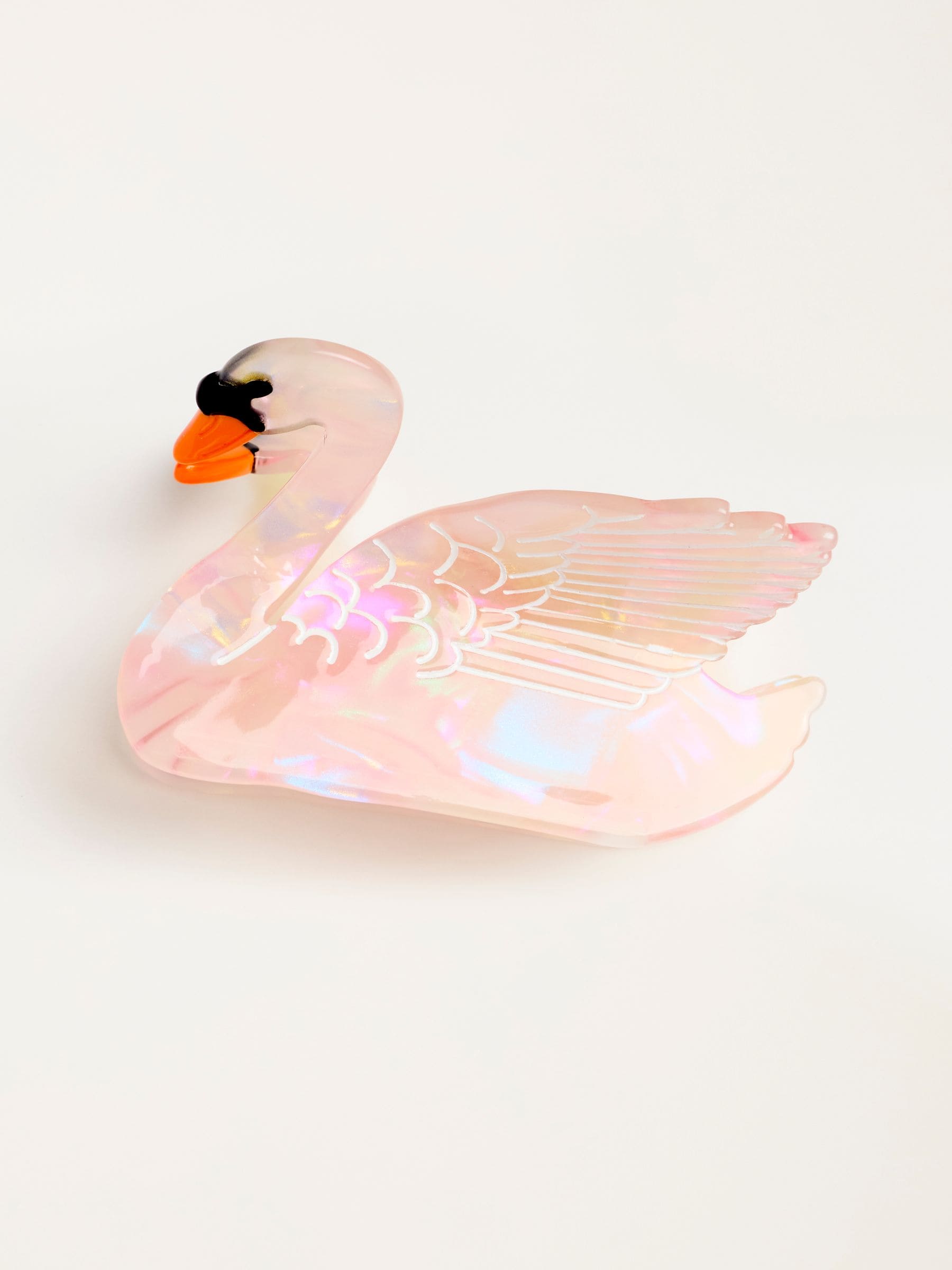 FatFace Pink Swan Claw Clip