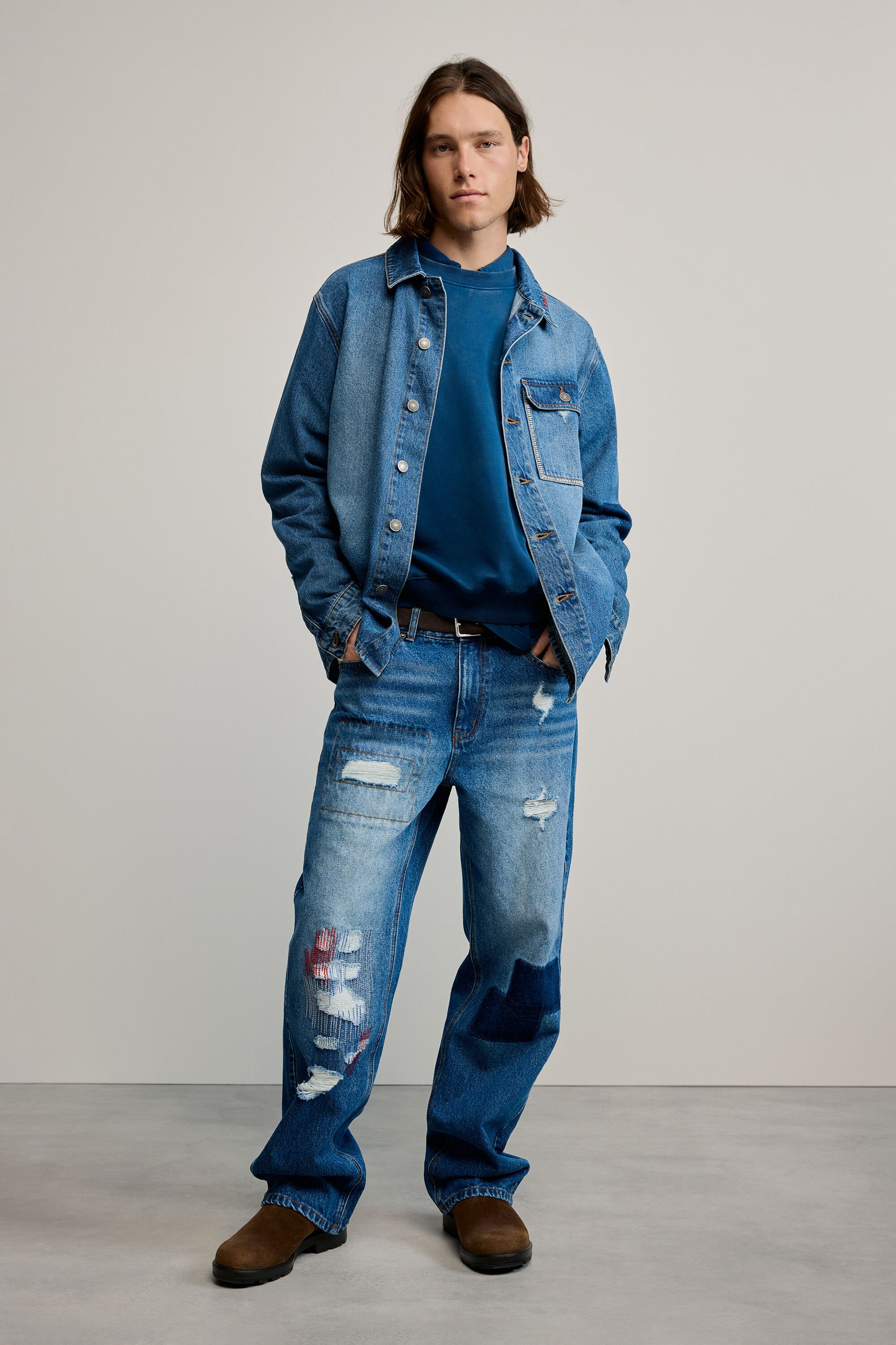 Patched jean