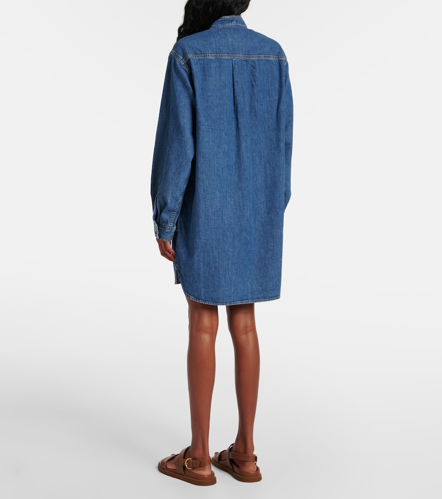 Double Pocket denim shirt dress