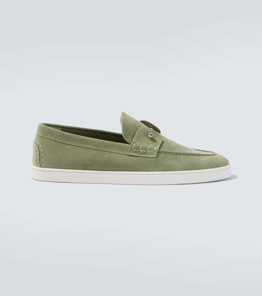 Chambeliboat suede slip-on shoes