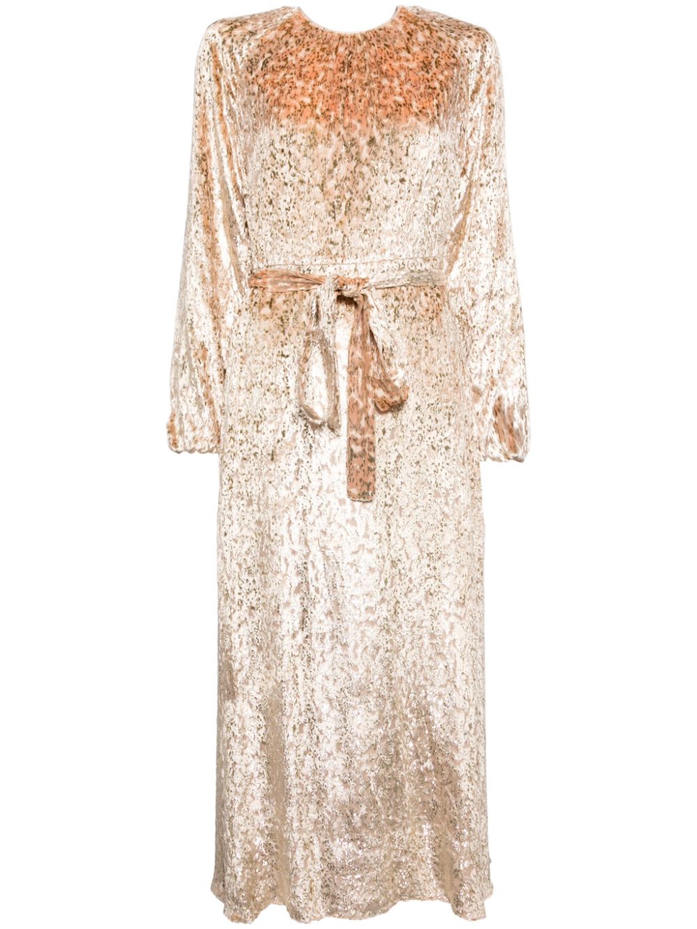 Odina maxi dress - Metallic