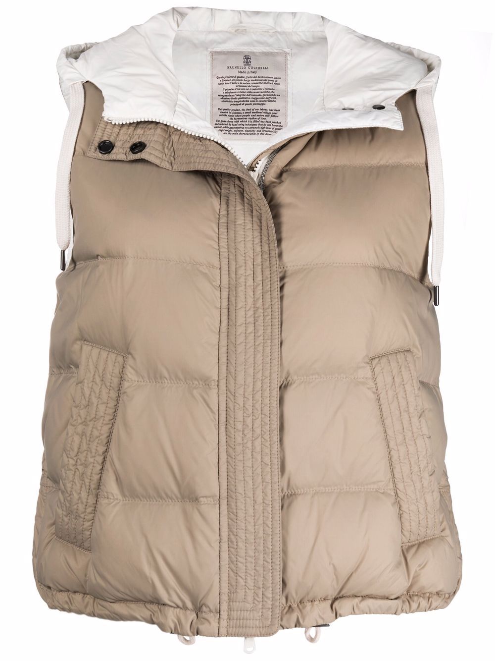 Sleeveless padded gilet