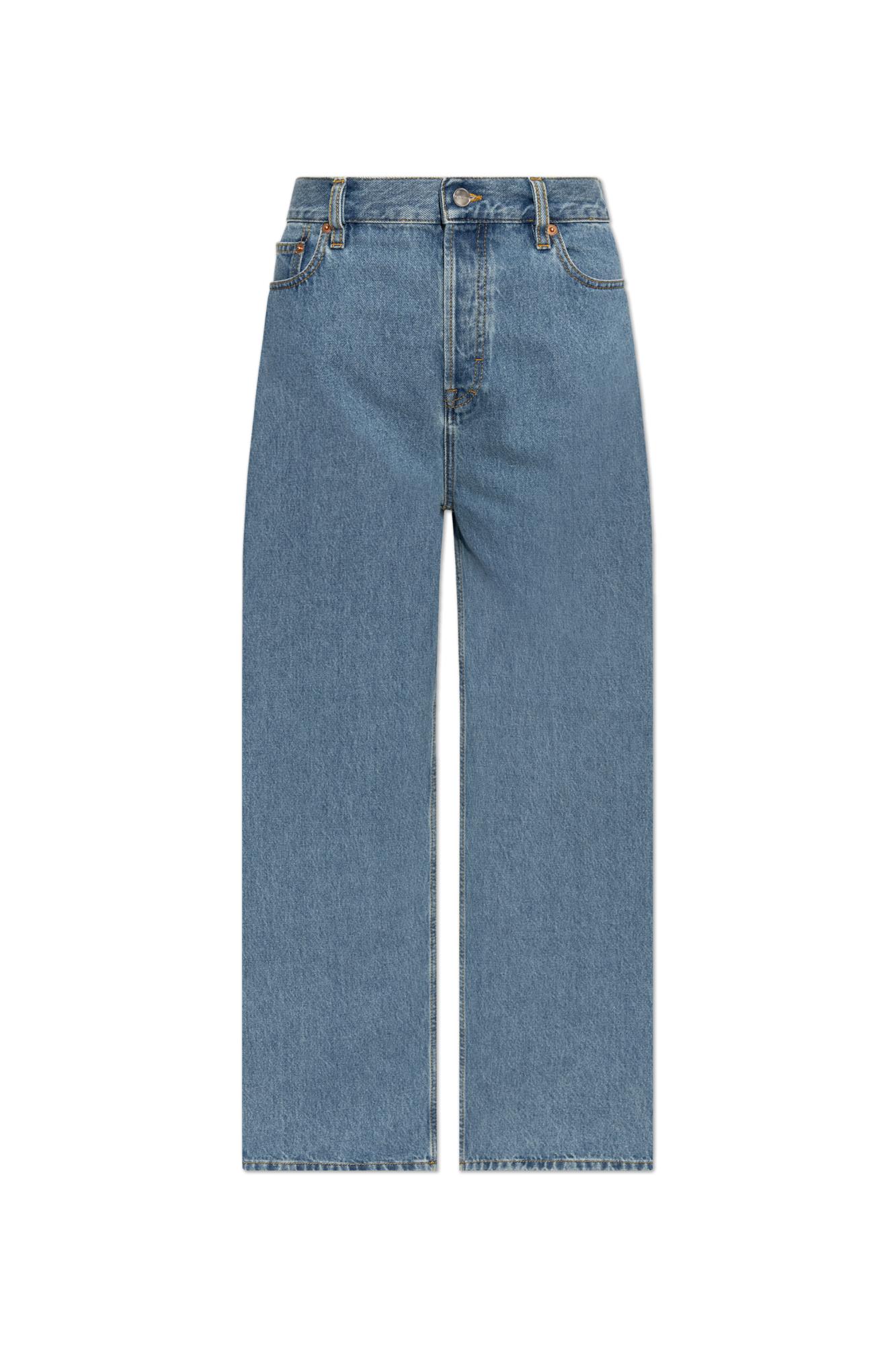 High-waisted Jeans