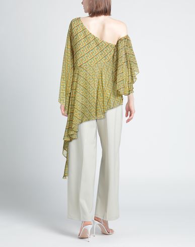 Woman Top Yellow Size 8 Polyamide