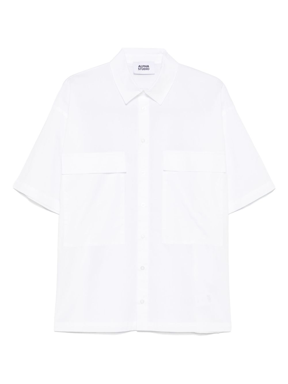 ALPHA STUDIO poplin shirt - White