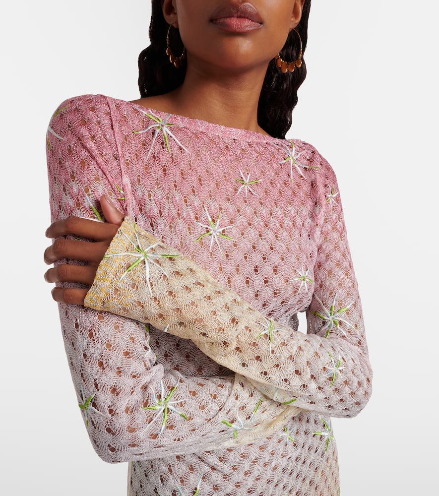 Lamé beach dress
