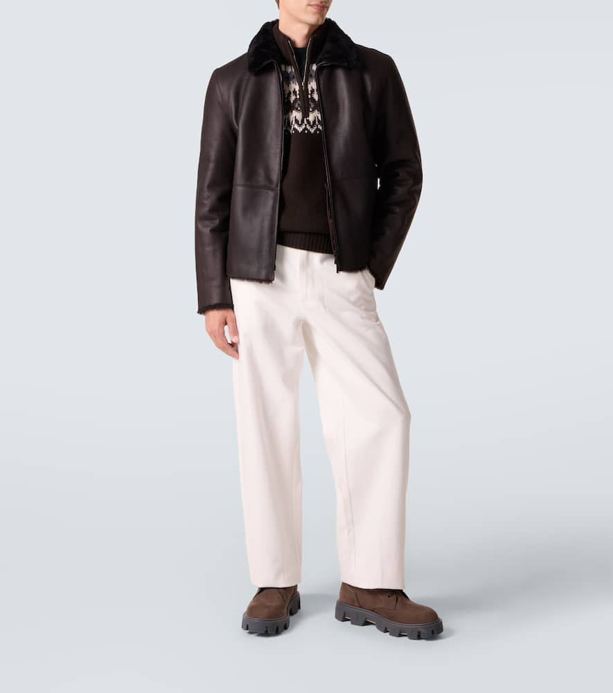 Mr Saint Gervais Fair Isle cashmere sweater