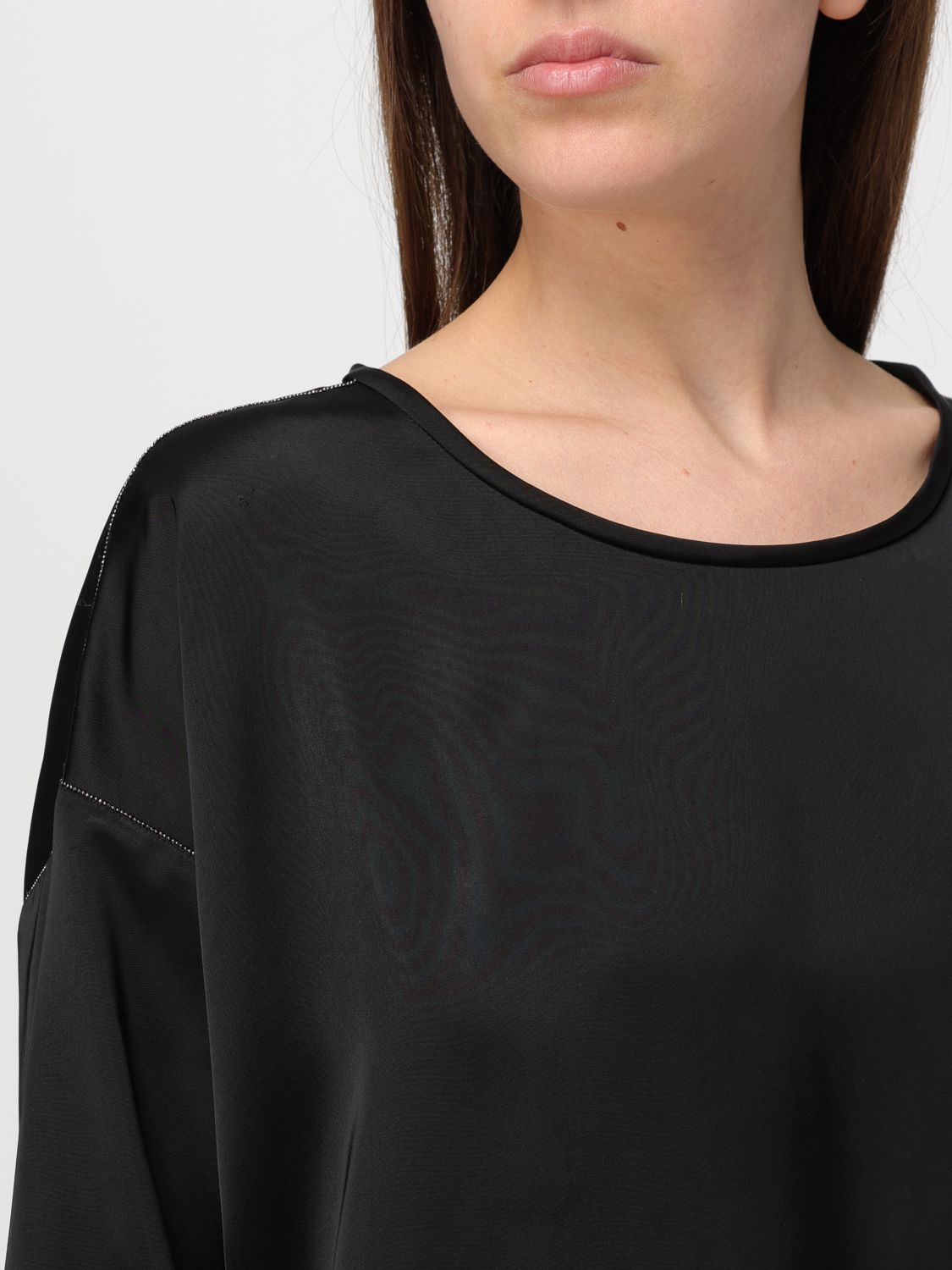Top Woman color Black