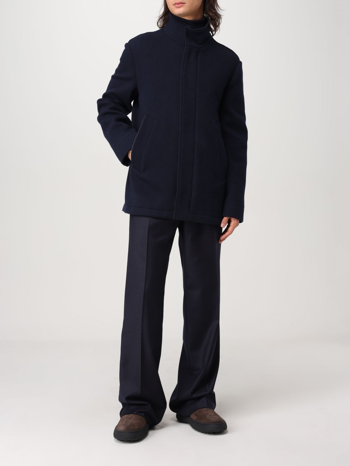 Zip-fastening jacket - Blue