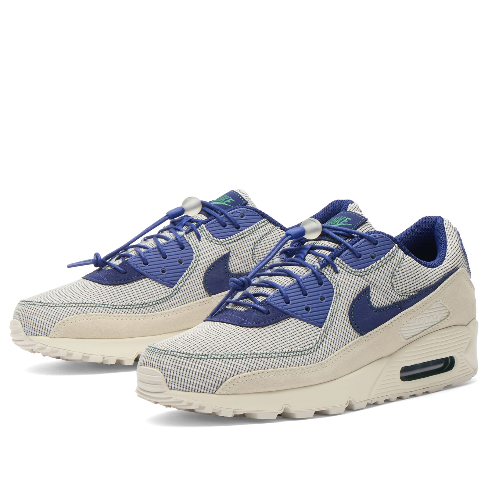 Air Max 90 Qs Sneaker Coconut Milk/Deep Royal Blue/Brown