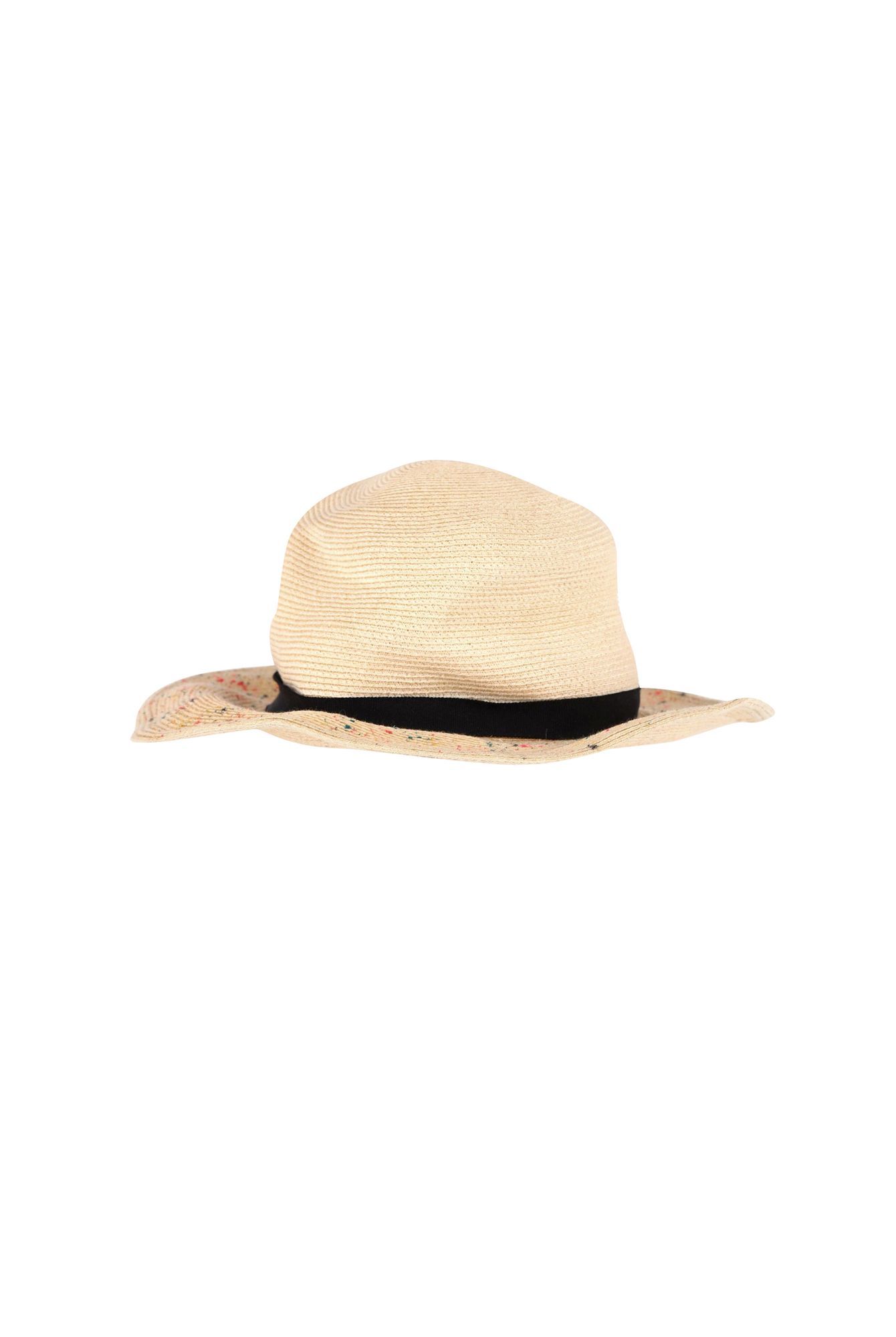 Eugenia Kim Women's Preloved Flecked Sun Hat in Beige Hemp & Cotton