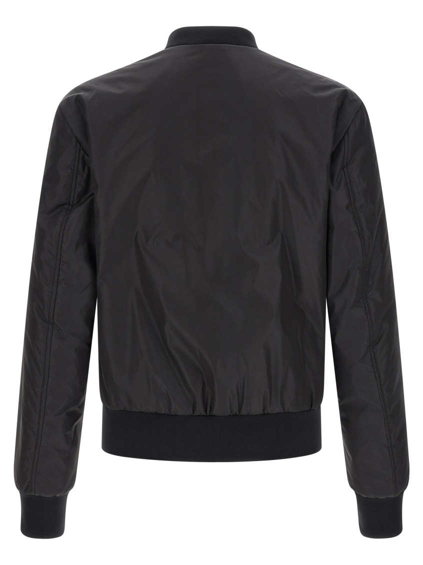 Logo Plaque Bomber Jacket