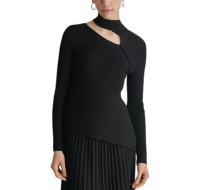 Asymmetrical Cutout Sweater
