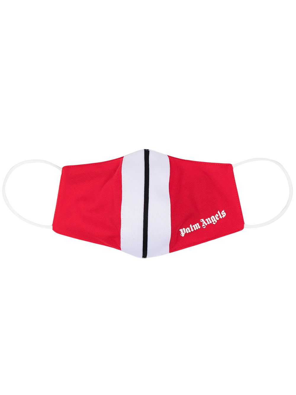 Stripe detail face mask - Red