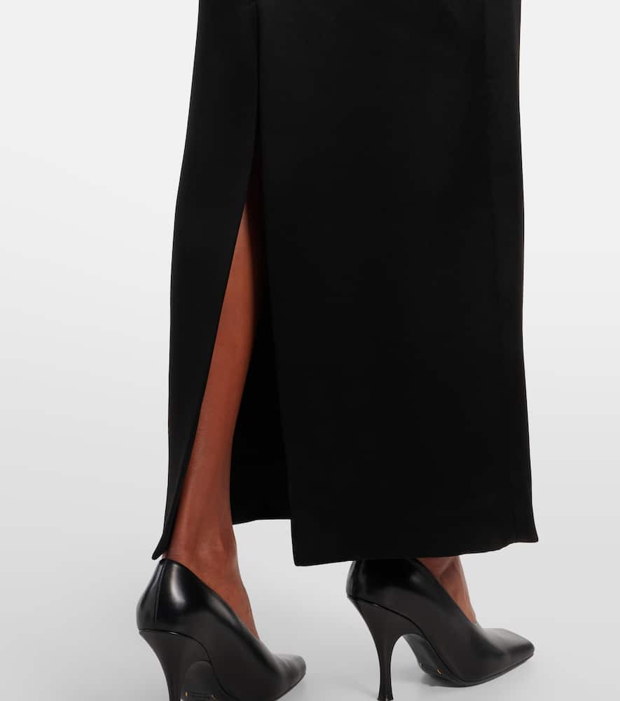 Chet satin maxi skirt