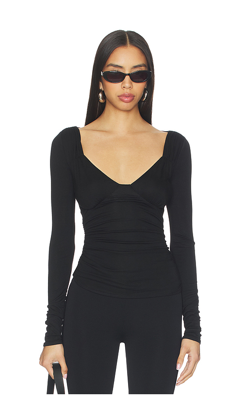Lovers and Friends Cora Top in Black. - L also in M, S, XL