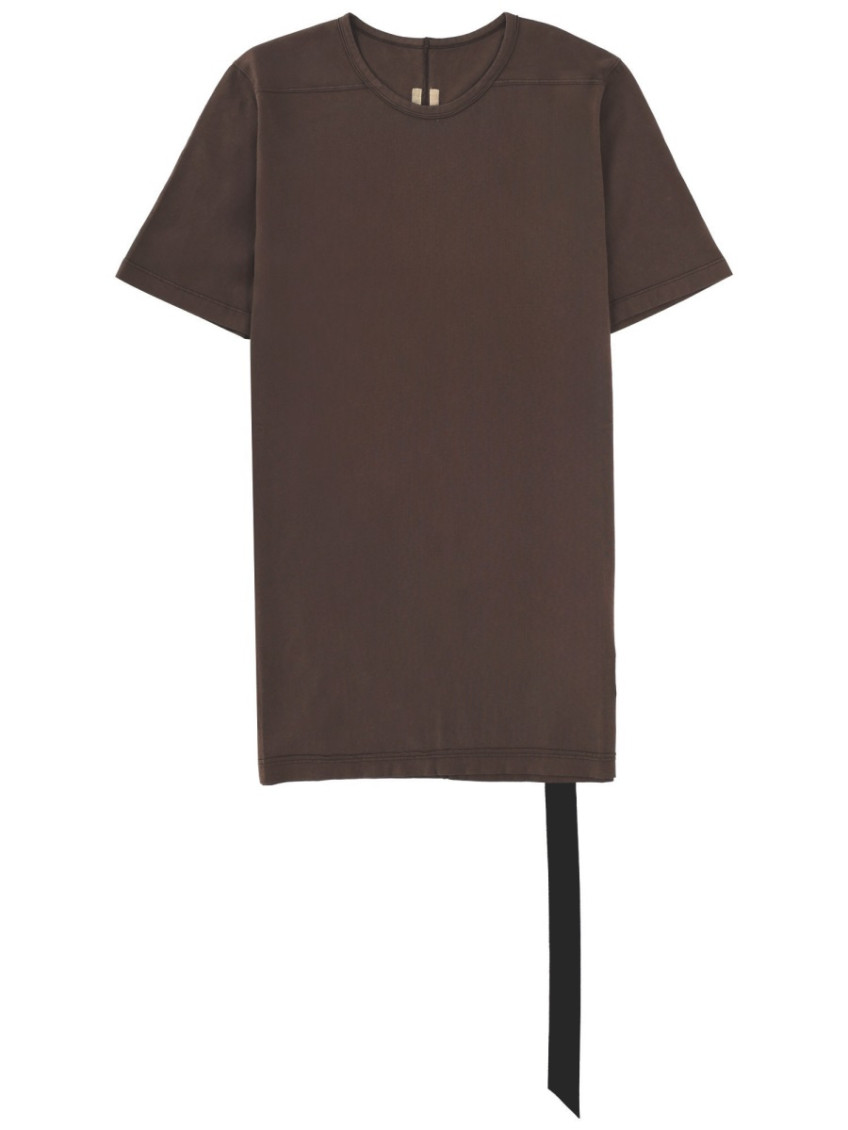 Brown Solid Round Neck T-Shirt