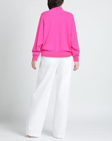 Laneus Woman Sweater Fuchsia Size 2 Merino Wool