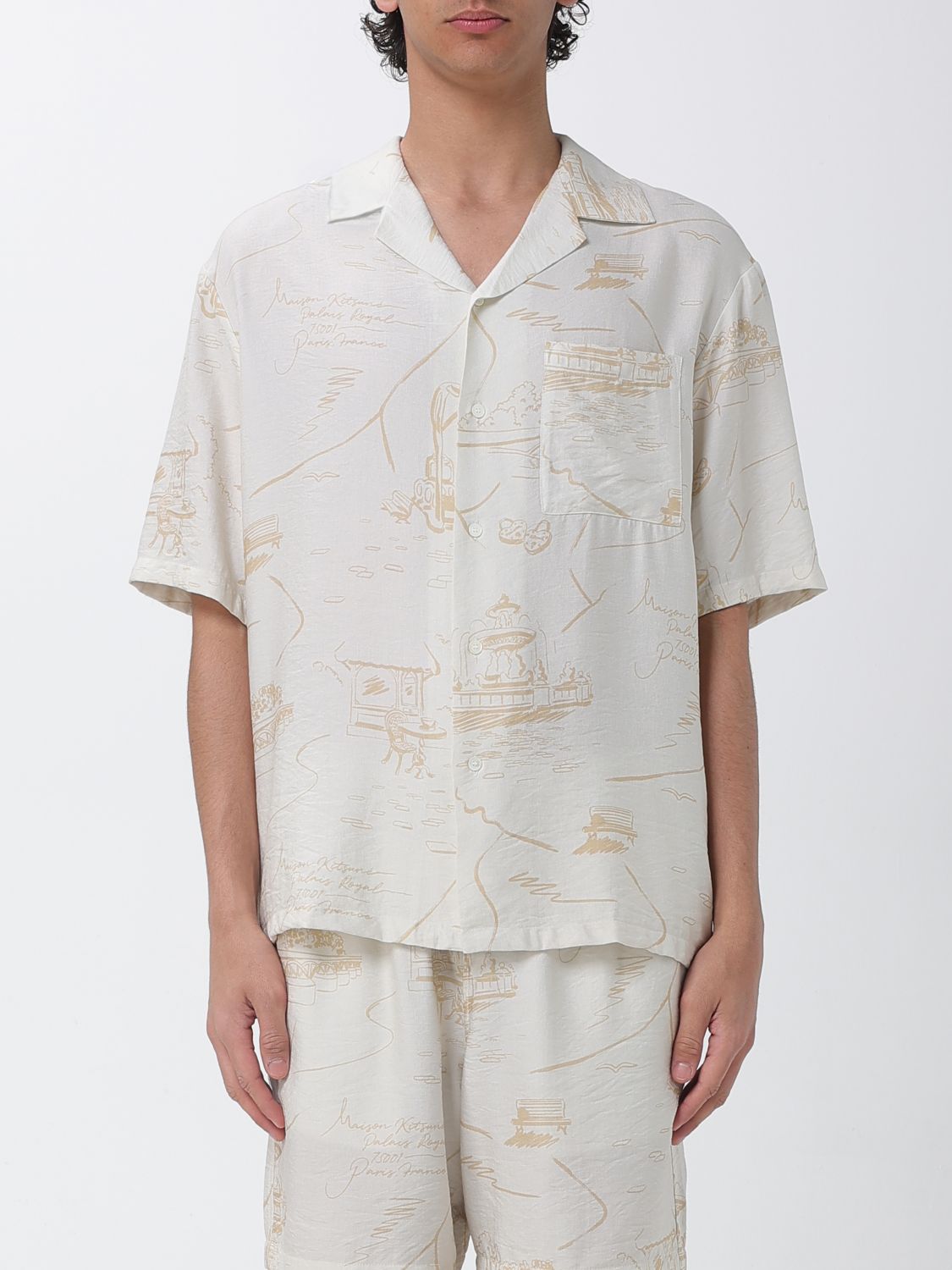 Shirt MAISON KITSUNÉ Men color Nude