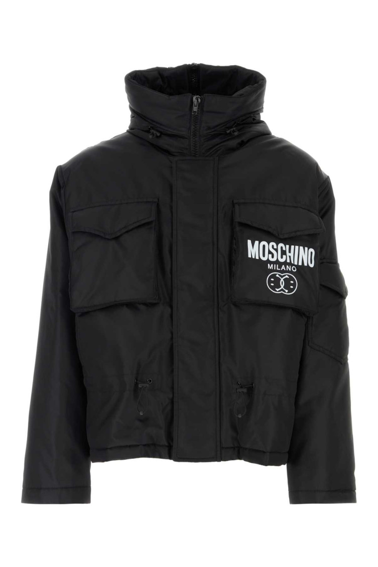 Black Nylon Padded Jacket