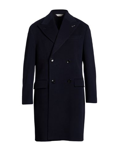 Man Coat Navy Size 44 Wool, Cashmere
