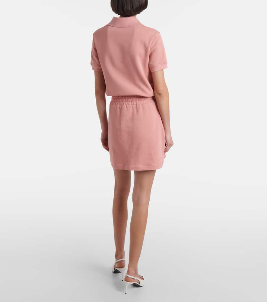 Dolce & Gabbana Floral pleated cotton minidress
