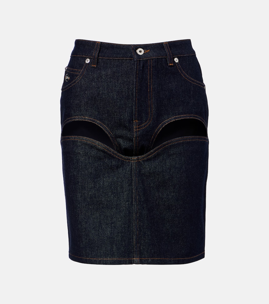 Denim miniskirt