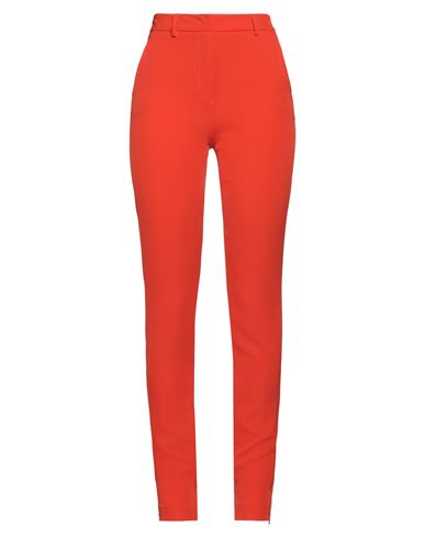 Annarita N Woman Pants Orange Size 6 Polyester, Elastane