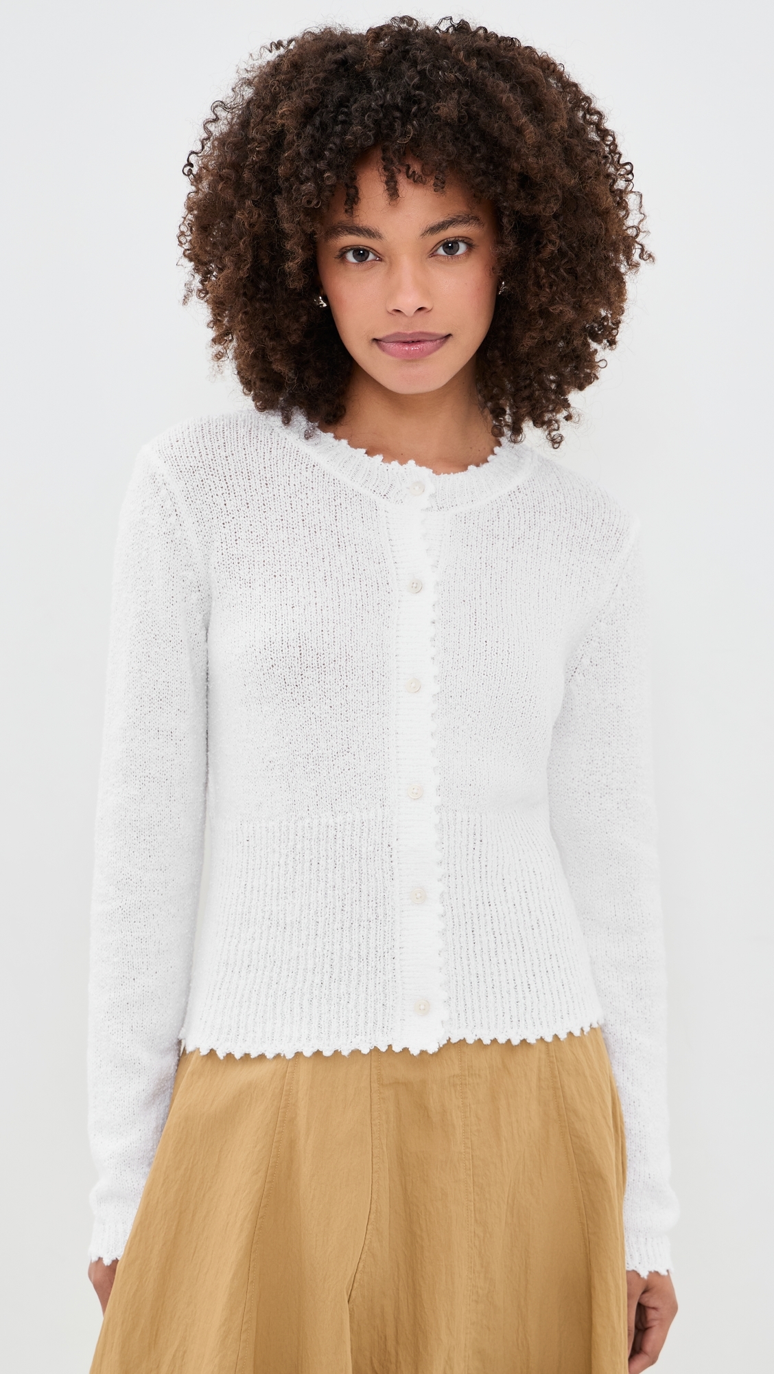Monti Cardigan White