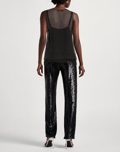Woman Top Black Size 6 Polyester, Polyamide