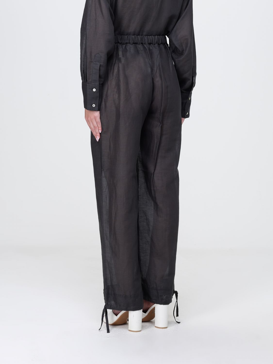 Pants Woman color Charcoal