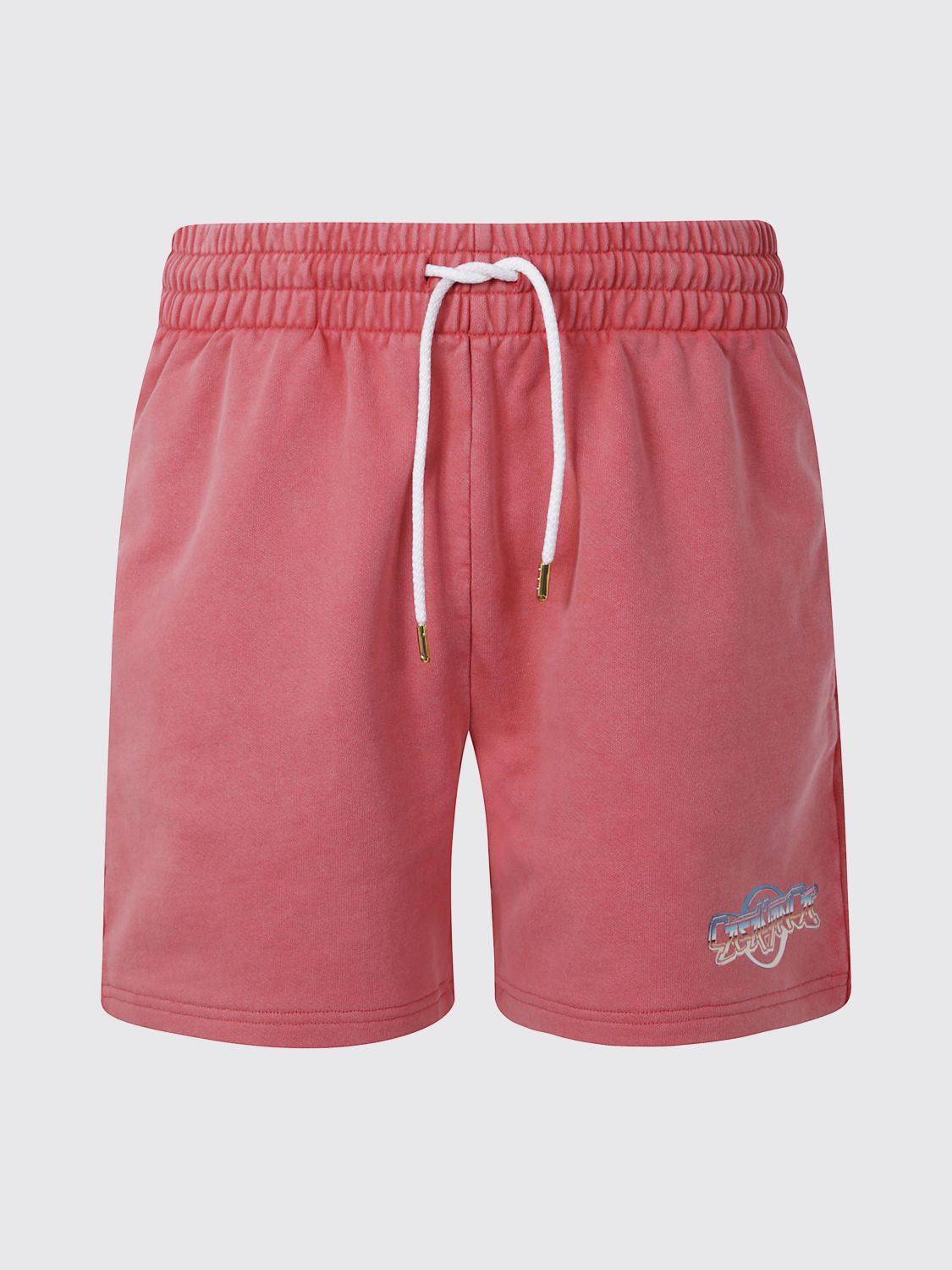 "Chrome Text" Printed Sweatshorts