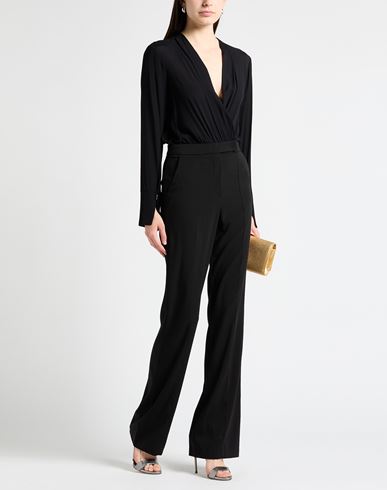 Patrizia Pepe Woman Jumpsuit Black Size 6 Polyester, Elastane