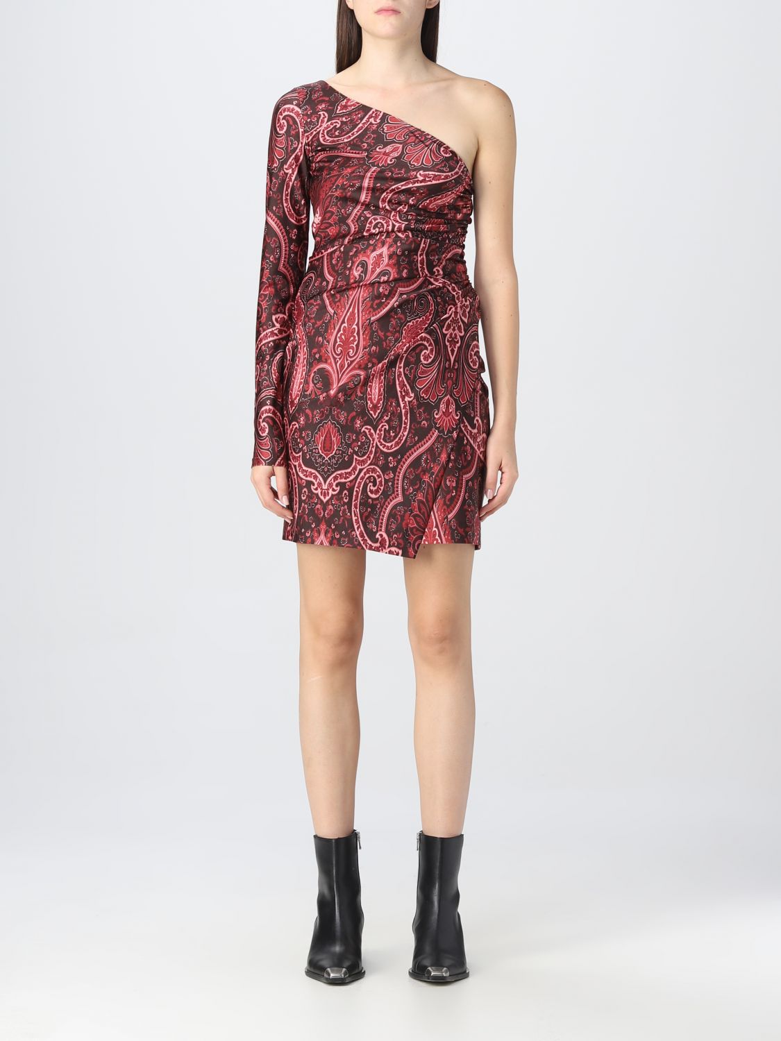Dress Woman color Burgundy