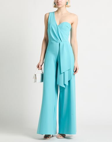 Woman Jumpsuit Turquoise Size 2 Polyamide, Elastane