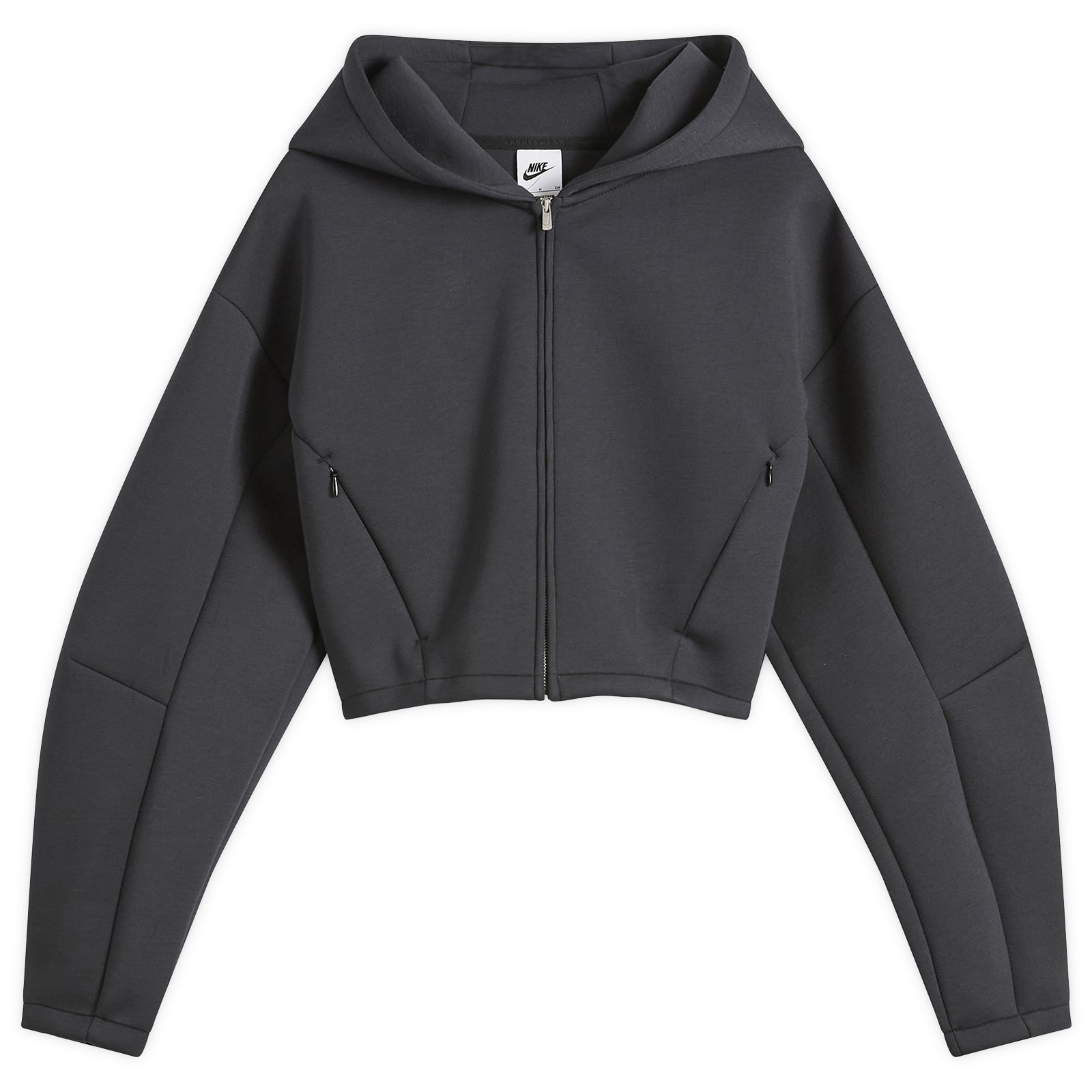 Women's Fleece Hoodie in Black/Anthracite